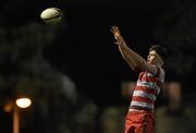 20 January 2016; Theo Broderick, Glenstal Abbey School, wins possession in a lineout. Munster Schools Senior Cup, 1st Round, Glenstal Abbey School v Castletroy College, Dooradoyle, Limerick. Picture credit: Diarmuid Greene / SPORTSFILE