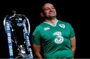27 January 2016: Ireland captain Rory Best in attendance at the RBS Six Nations launch. The Hurlingham Club, Ranelagh Gardens, London, England. Picture credit: Paul Harding / SPORTSFILE