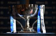 27 January 2016: A general view of the Allianz Football League Division 1 trophy at the 2016 Allianz Football League launch. Malone House, Belfast, Co. Antrim. Down host Donegal in the opening round of the Allianz Football League Division 1 in Pairc Esler, Newry this Saturday, January 30th.  Picture credit: Brendan Moran / SPORTSFILE