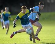 27 January 2016; Adrian Worley, St Patrick's College, in action against Ronan Daly, GMIT. ndependent.ie HE GAA Sigerson Cup, Preliminary Round, St Patrick's College v GMIT, St Pat's GAA, Drumcondra, Dublin. Picture credit: Sam Barnes / SPORTSFILE
