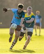 27 January 2016; Joe Donnellen, GMIT, in action against Niall Friel, St Patrick's College. Independent.ie HE GAA Sigerson Cup, Preliminary Round, St Patrick's College v GMIT, St Pat's GAA, Drumcondra, Dublin. Picture credit: Sam Barnes / SPORTSFILE