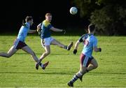 27 January 2016; Adrian Worley, St Patrick's College, in action against Andy Glennon, left, and Adrian Molloy, GMIT. Independent.ie HE GAA Sigerson Cup, Preliminary Round, St Patrick's College v GMIT. St Pat's GAA, Drumcondra, Dublin. Picture credit: Sam Barnes / SPORTSFILE
