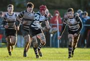 27 January 2016; Jack Canning, Cistercian College, in action against, Kilkenny College. Bank of Ireland Leinster Schools Senior Cup, 1st Round, Kilkenny College v Cistercian College, Roscrea, Portarlington RFC, Portarlington, Co. Laois. Picture credit: Matt Browne / SPORTSFILE