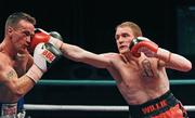 14 November 2009; Willie Casey in action against Michael O'Gara in round 6 of their Yanjing Fight Night Undercard Featherweight bout. University Sports Arena, Limerick. Picture credit: Diarmuid Greene / SPORTSFILE