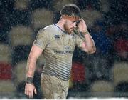 29 January 2016; A dejected Dominic Ryan, Leinster, after the game. Guinness PRO12, Round 13, Newport Dragons v Leinster, Rodney Parade, Newport, Wales. Picture credit: Ben Evans / SPORTSFILE