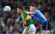 30 January 2016; Shane Enright, Kerry, in action against Paddy Andrews, Dublin. Allianz Football League, Division 1, Round 1, Dublin v Kerry. Croke Park, Dublin. Picture credit: Stephen McCarthy / SPORTSFILE