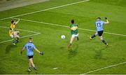 30 January 2016; Paddy Andrews, Dublin, scores his side's first goal past Kerry goalkeeper Brendan Kealy. Allianz Football League, Division 1, Round 1, Dublin v Kerry, Croke Park, Dublin. Picture credit: Dáire Brennan / SPORTSFILE
