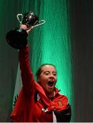 30 January 2016; Mary Donnelly, part of the St Patrick's Cullyhanna team, representing Armagh and Ulster, who won the Léiriú competition. Scór na nÓg. INEC, Gleneagle Hotel, Killarney, Co. Kerry. Picture credit: Piaras Ó Mídheach / SPORTSFILE