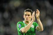 14 November 2009; Keith Andrews, Republic of Ireland, after the game. FIFA 2010 World Cup Qualifying Play-off 1st Leg, Republic of Ireland v France, Croke Park, Dublin. Picture credit: Stephen McCarthy / SPORTSFILE