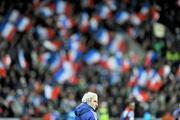 14 November 2009; France manager Raymond Domenech, looks on during the game. FIFA 2010 World Cup Qualifying Play-off 1st Leg, Republic of Ireland v France, Croke Park, Dublin. Picture credit: David Maher / SPORTSFILE