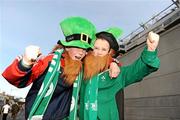 15 November 2009; Ireland supporters Keith and Ian Kelleher, from Cork, on the way to the match. Autumn International Guinness Series 2009, Ireland v Australia, Croke Park, Dublin. Picture credit: Stephen McCarthy / SPORTSFILE