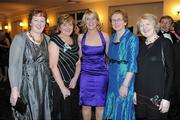14 November 2009; Cork footballer Elaine Harte, centre, with her mother Mary Harte, 2nd from left, and aunties, from left, Greta O'Connell, Sheila O'Regan and Eileen O'Leary. TG4 O'Neill's Ladies Football All-Star Awards 2009, Citywest Hotel, Conference, Leisure and Golf Resort, Dublin. Picture credit: Brendan Moran / SPORTSFILE