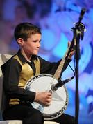 14 November 2009; A member of the Mulkearn Brothers performing during the awards. TG4 O'Neill's Ladies Football All-Star Awards 2009, Citywest Hotel, Conference, Leisure and Golf Resort, Dublin. Picture credit: Brendan Moran / SPORTSFILE