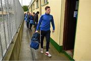 31 January 2016; Conor McManus, Monaghan, arrives ahead of the game. Allianz Football League, Division 1, Round 1, Roscommon v Monaghan, Kiltoom, Roscommon. Picture credit: Stephen McCarthy / SPORTSFILE