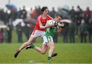 31 January 2016; Adrian Hanlon, London, in action against Eoghan Lafferty, Louth. Allianz Football League, Division 4, Round 1, Louth v London. Louth Centre of Excellence, Darver, Co. Louth. Photo by Sportsfile