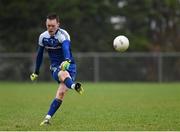 31 January 2016; Monaghan goalkeeper Rory Beggan kicks a free. Allianz Football League, Division 1, Round 1, Roscommon v Monaghan, Kiltoom, Roscommon. Picture credit: Stephen McCarthy / SPORTSFILE