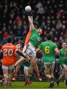 31 January 2016; Harry Rooney, Meath, in action against Aaron Findon, Armagh. Allianz League, Division 2, Round 1, Meath v Armagh, Páirc Tailteann, Navan, Co. Meath. Picture credit: Ray McManus / SPORTSFILE