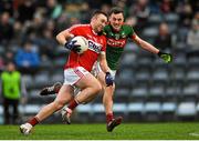 31 January 2016; Paul Kerrigan, Cork, in action against Diarmuid O'Connor, Mayo. Allianz Football League, Division 1, Round 1, Cork v Mayo, Páirc Ui Rinn, Cork. Picture credit: Eoin Noonan / SPORTSFILE