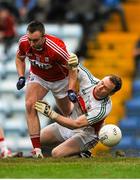 31 January 2016; Paul Kerrigan, Cork, in action against Robert Hennelly, Mayo. Allianz Football League, Division 1, Round 1, Cork v Mayo, Páirc Ui Rinn, Cork. Picture credit: Eoin Noonan / SPORTSFILE