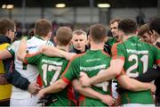 31 January 2016; Mayo manager Stephen Rochford speaks to his players after the game. Allianz Football League, Division 1, Round 1, Cork v Mayo. Páirc Ui Rinn, Cork. Picture credit: Diarmuid Greene / SPORTSFILE