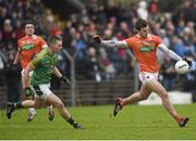 31 January 2016; Ethan Rafferty, Armagh,  in action against Conor McGill, Meath. Allianz Football League, Division 2, Round 1, Meath v Armagh, Páirc Tailteann, Navan, Co. Meath. Picture credit: Philip Fitzpatrick / SPORTSFILE