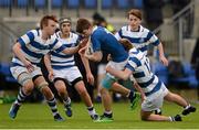 1 February 2016; Michael McEvoy, St Mary's College, is tackled by David Fitzgibbon, Blackrock College. Bank of Ireland Leinster Schools Junior Cup, Round 1, St Mary's College v Blackrock College. Donnybrook Stadium, Donnybrook, Dublin. Picture credit: Dáire Brennan / SPORTSFILE