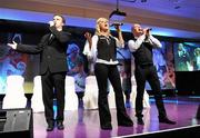 14 November 2009; The Singing Waiters performing during the awards. TG4 O'Neill's Ladies Football All-Star Awards 2009, Citywest Hotel, Conference, Leisure and Golf Resort, Dublin. Picture credit: Brendan Moran / SPORTSFILE