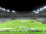 14 November 2009; A general view of Croke Park at 19:53 ahead of the FIFA 2010 World Cup Qualifying Play-off 1st Leg, Republic of Ireland v France. Croke Park Transformation, Croke Park, Dublin. Picture credit: Stephen McCarthy / SPORTSFILE