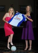 17 November 2009; Colleen Barrett of St Brigids, Dublin, left, and Jennifer Grant of Brian Borus, Tipperary, met at the All Stars Banquet ahead of their Tesco All-Ireland Intermediate Club Championship final clash this sunday in Nowlan Park, Kilkenny. Citywest Hotel, Conference, Leisure and Golf Resort, Dublin. Picture credit: Brendan Moran / SPORTSFILE