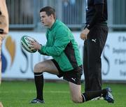 17 November 2009; Ireland's Jonathan Sexton in action during squad training ahead of their Autumn International Guinness Series 2009 match against Fiji on Saturday. Donnybrook Stadium, Donnybrook, Dublin. Picture credit: Pat Murphy / SPORTSFILE