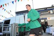 17 November 2009; Ireland's Jonathan Sexton arrives for squad training ahead of their Autumn International Guinness Series 2009 match against Fiji on Saturday. Donnybrook Stadium, Donnybrook, Dublin. Picture credit: Pat Murphy / SPORTSFILE