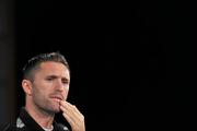 17 November 2009; Republic of Ireland captain Robbie Keane during a press conference ahead of their 2010 World Cup Qualifying Play-off second leg match against France on Wednesday. Stade De France, Saint Denis, Paris, France. Picture credit: David Maher / SPORTSFILE