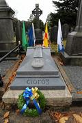 18 November 2009; The grave of Michael Cusack. Glasnevin Cemetery, Dublin. Picture credit: Ray McManus / SPORTSFILE