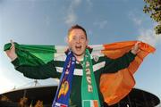 18 November 2009; Republic of Ireland supporter Colin Anderson, from Dun Laoghaire, Co. Dublin, ahead of the match. 2010 World Cup Qualifying Play-off 2nd Leg, France v Republic of Ireland. Stade de France, Saint-Denis, Paris, France. Picture credit: Stephen McCarthy / SPORTSFILE