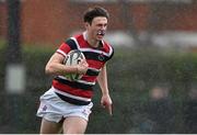 28 January 2016; Alistair Quirk, Wesley College. Bank of Ireland Leinster Schools Senior Cup 1st Round, Gonzaga College v Wesley College. Castle Avenue, Clontarf, Dublin. Picture credit: Brendan Moran / SPORTSFILE