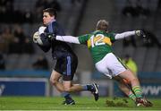 30 January 2016; Stephen Cluxton, Dublin, in action against Donnchadh Walsh, Kerry. Allianz Football League, Division 1, Round 1, Dublin v Kerry, Croke Park, Dublin. Picture credit: Ray McManus / SPORTSFILE