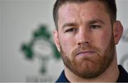 2 February 2016; Ireland's Sean O'Brien during an Ireland Rugby squad press conference. Carton House, Maynooth, Co. Kildare. Picture credit: Brendan Moran / SPORTSFILE