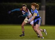 2 February 2016; Kate O'SullEvan, University College Dublin, in action against Clodagh McManamon, University of Limerick. O'Connor Cup, University College Dublin v University of Limerick, UCD, Belfield, Dublin. Picture credit: Sam Barnes / SPORTSFILE