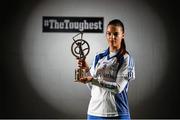 3 February 2016; Pictured is Ashling Thompson from Milford who picked up the award for #TheToughest Munster Camogie player at the AIB GAA Provincial Player Awards. AIB, sponsor to both the GAA and Camogie Club Championships, today honoured eleven club players from camogie, football and hurling. For exclusive content and to see why AIB are backing Club and County follow us @AIB_GAA and on Facebook at Facebook.com/AIBGAA. Croke Park, Dublin.   Picture credit: Stephen McCarthy / SPORTSFILE