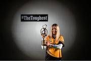 3 February 2016; Pictured is Susan Keane from Killimor, who picked up the award for #TheToughest Connacht Camogie player, at the AIB GAA Provincial Player Awards. AIB, sponsor to both the GAA and Camogie Club Championships, today honoured eleven club players from camogie, football and hurling. For exclusive content and to see why AIB are backing Club and County follow us @AIB_GAA and on Facebook at Facebook.com/AIBGAA. Croke Park, Dublin.   Picture credit: Stephen McCarthy / SPORTSFILE