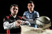 3 February 2016; Oulart’s David Redmond is pictured alongside Kevin Downes from Na Piarsaigh ahead of their clash in the AIB GAA Senior Hurling Club Championship Semi Final on February 13th in Semple Stadium, Thurles at 3.45pm. For exclusive content and to see why AIB are backing Club and County follow us @AIB_GAA and on Facebook at Facebook.com/AIBGAA. Croke Park, Dublin. Picture credit: Stephen McCarthy / SPORTSFILE