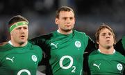 13 November 2009; Bryan Young, Dan Tuohy and Isaac Boss, Ireland A. Ireland A v Tonga - International Friendly, Ravenhill Park, Belfast. Picture credit: Oliver McVeigh / SPORTSFILE