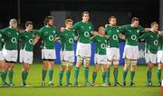 13 November 2009; Ireland A, stand for &quot; Irelands call&quot;. Ireland A v Tonga - International Friendly, Ravenhill Park, Belfast. Picture credit: Oliver McVeigh / SPORTSFILE