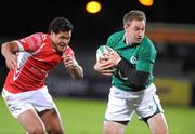 13 November 2009; Johne Murphy, Ireland A, in action against  Tonga. Ireland A v Tonga - International Friendly, Ravenhill Park, Belfast. Picture credit: Oliver McVeigh / SPORTSFILE
