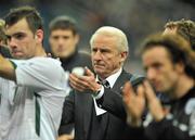 18 November 2009; Republic of Ireland manager Giovanni Trapattoni at the end of the game. FIFA 2010 World Cup Qualifying Play-off 2nd Leg, Republic of Ireland v France, Stade de France, Saint-Denis, Paris, France. Picture credit: David Maher / SPORTSFILE