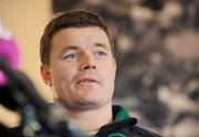 20 November 2009; Ireland's captain Brian O'Driscoll during a press conference ahead of their Autumn International Guinness Series 2009 match against Fiji on Saturday. RDS, Ballsbridge, Dublin. Picture credit: Matt Browne / SPORTSFILE