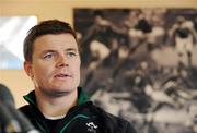 20 November 2009; Ireland's captain Brian O'Driscoll during a press conference ahead of their Autumn International Guinness Series 2009 match against Fiji on Saturday. RDS, Ballsbridge, Dublin. Picture credit: Matt Browne / SPORTSFILE