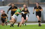 1 November 2009; James Cahalane, Dr. Crokes, in action against Denis 'Shine' O'Sullivan, South Kerry. Kerry Senior Football County Championship Final, Dr. Crokes v South Kerry. Fitzgerald Stadium, Killarney, Co. Kerry. Picture credit: Stephen McCarthy / SPORTSFILE