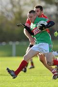 22 November 2009; Stephen Moloney, Kilmurray Ibrickane, in action against Eddie Rockett, Stradbally. Stradbally v Kilmurray Ibrickane - AIB GAA Football Munster Club Senior Football Championship Semi-Final, Fraher Field, Dungarvan, Co Waterford. Picture credit: Matt Browne / SPORTSFILE