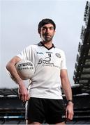 4 February 2016; Footballer Joe McMahon, Omagh St Enda's, in attendance at the launch of Lá na gClubanna. Croke Park, Dublin. Picture credit: Seb Daly / SPORTSFILE